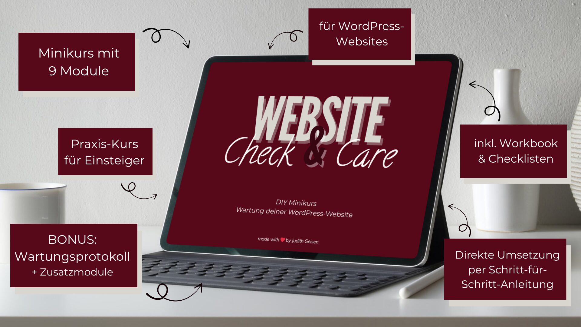 Website Wartung CheckandCare Minikurs von Judith Geisen 2