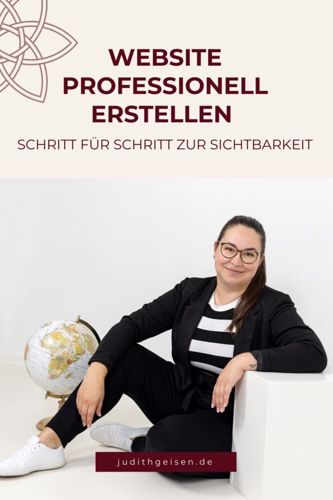 Pin Website professionell erstellen 3