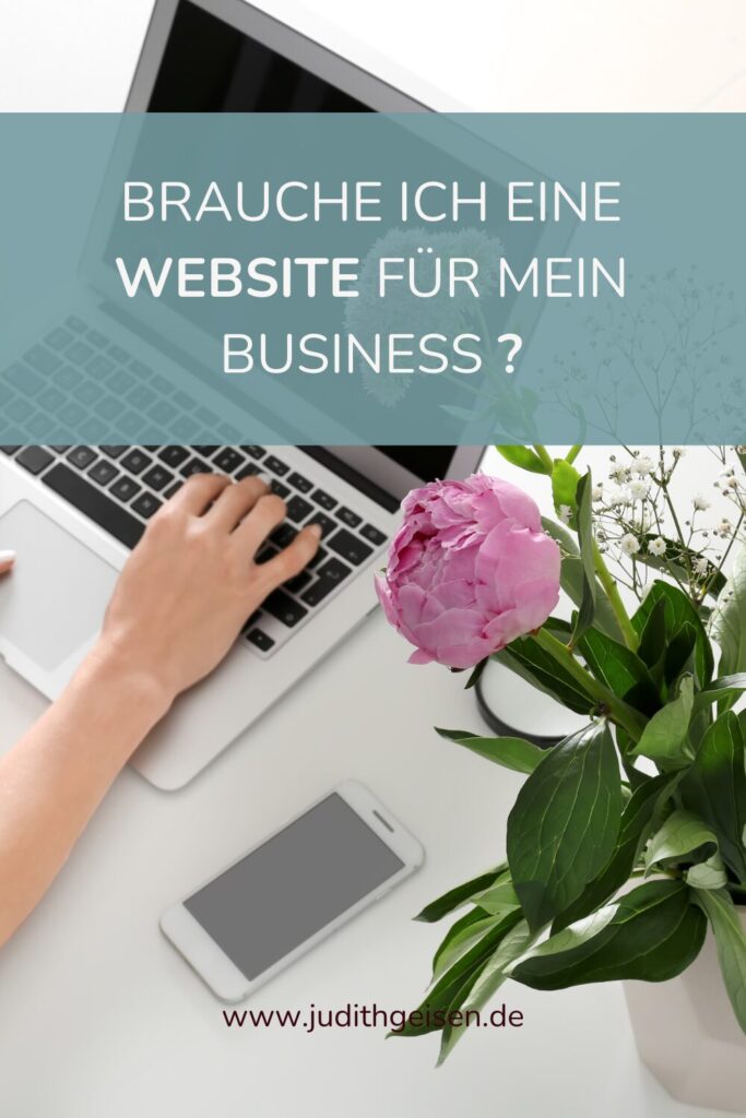 Pin Brauche ich eine Website fuer mein Business 2