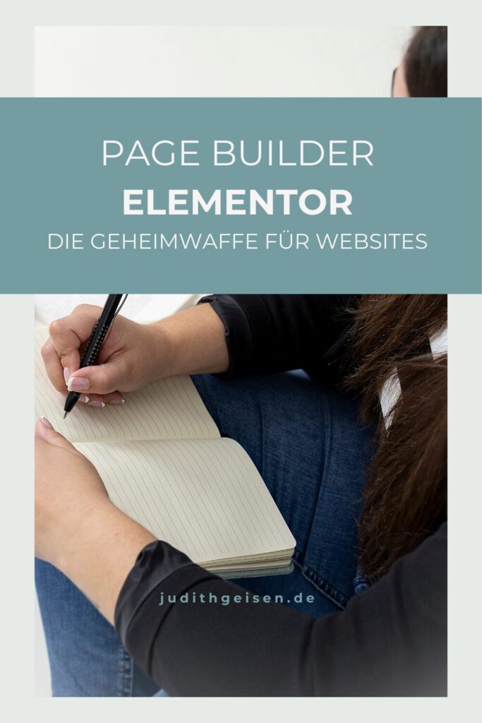 Pin Website mir Elementor erstellen Judith Geisen 2